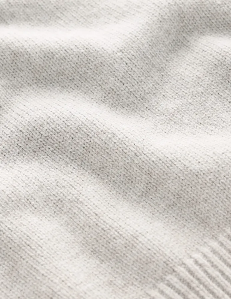 Wide Sleeve Cashmere Sweater-Mink Melange-Boden New