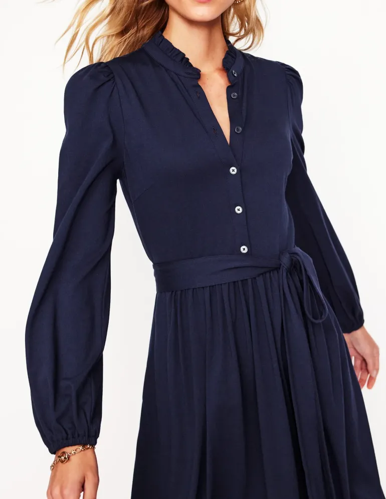 Willow Frill Short Shirt Dress--Boden Discount