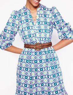 Woven Leather Belt--Boden New