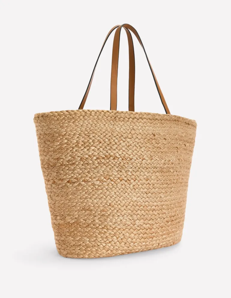 Woven Snaffle Tote--Boden New